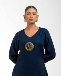 Dokra Earth Sculpt dress - Image 4