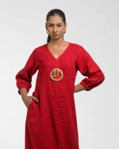 Dokra Earth Sculpt dress - Image 3