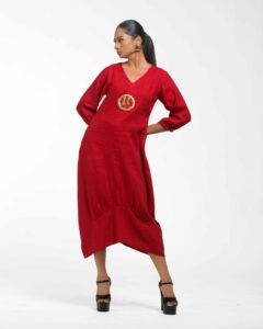Dokra Earth Sculpt dress - Image 20