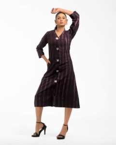 Brush printed Shadow Sutra Tunic - Image 9