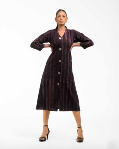 Brush printed Shadow Sutra Tunic - Image 7