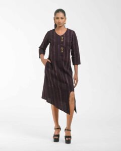 Brushstroke Fusion Dress - Image 4