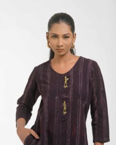 Brushstroke Fusion Dress - Image 11