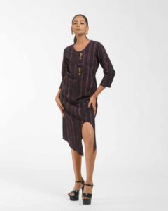 Brushstroke Fusion Dress - Image 9