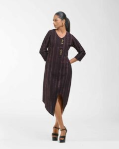 Brushstroke Fusion Dress - Image 7