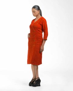 The One Flap Khadi Dress - Image 11