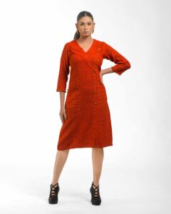 The One Flap Khadi Dress - Image 14