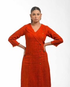 The One Flap Khadi Dress - Image 3