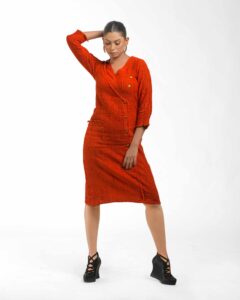 The One Flap Khadi Dress - Image 5