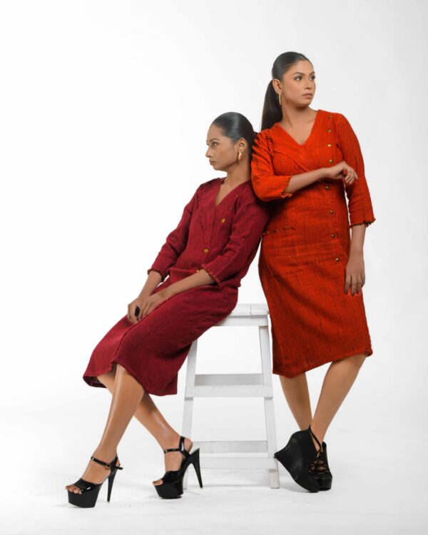 The One Flap Khadi Dress