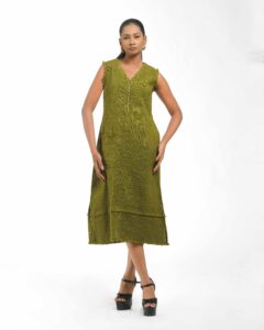 The Double fringe Leher Tunic - Image 9