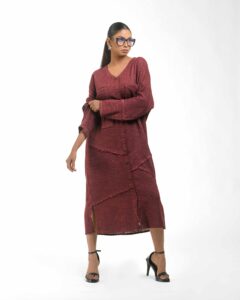 Boho Fringe Long Dress - Image 2
