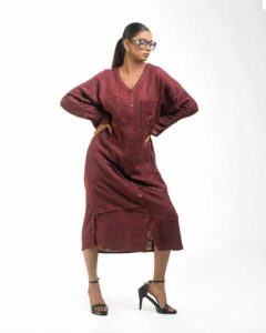 Boho Fringe Long Dress - Image 9