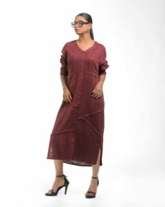 Boho Fringe Long Dress - Image 10