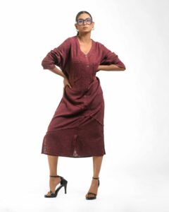 Boho Fringe Long Dress