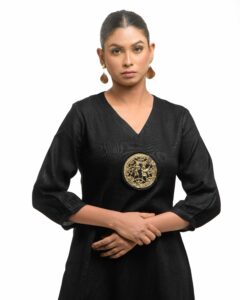 Dokra Earth Sculpt dress - Image 5