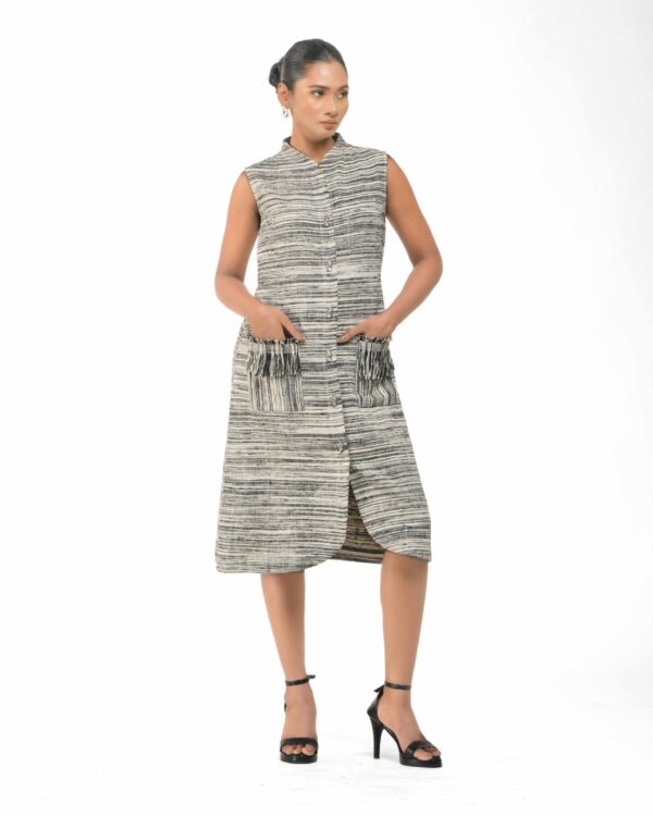 #3. Raised Collar Sattva Buddha Dress - Image 3