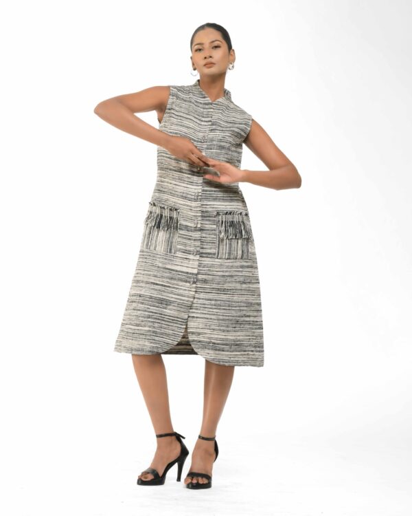 #3. Raised Collar Sattva Buddha Dress - Image 5