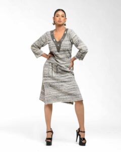 Gun Metal Relic Dress