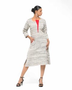 The Nitya Red Flap Dress - Image 8