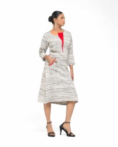 The Nitya Red Flap Dress - Image 9