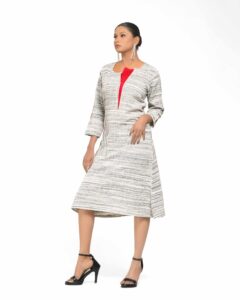 The Nitya Red Flap Dress - Image 10