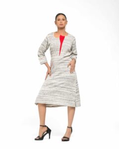 The Nitya Red Flap Dress - Image 11