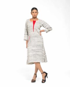 The Nitya Red Flap Dress - Image 2