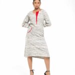 The Nitya Red Flap Dress