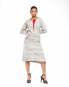 The Nitya Red Flap Dress