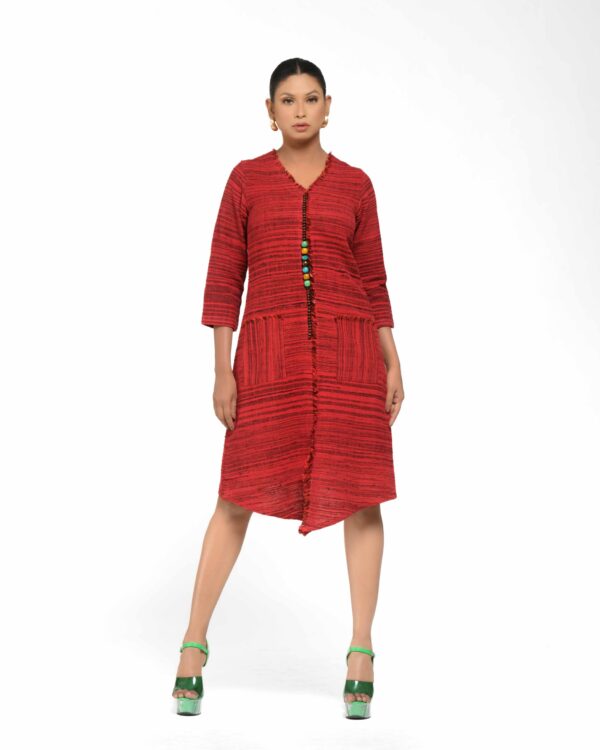 #1. Raw Instinct Fringe Beaded Tunic - Image 7