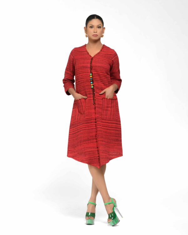 #1. Raw Instinct Fringe Beaded Tunic - Image 8