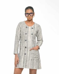 Khaddar Riti Coat Dress