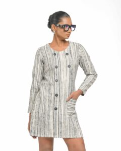 Khaddar Riti Coat Dress - Image 2