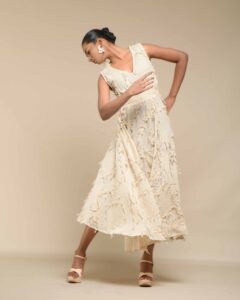 Abstract fringe Legacy Dress - Image 4