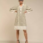 Raw khaddar Swaraj Shirtdress