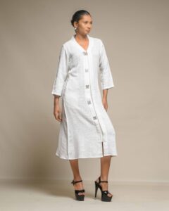 #5. Raw slub Flowy Tunic - Image 3