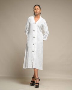 #5. Raw slub Flowy Tunic - Image 4
