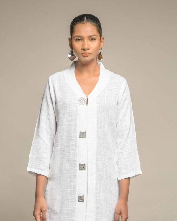 #5. Raw slub Flowy Tunic - Image 6
