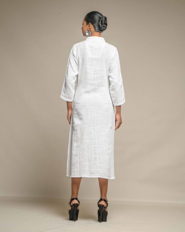 #5. Raw slub Flowy Tunic - Image 7