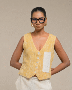 Double thread Handloom Vest