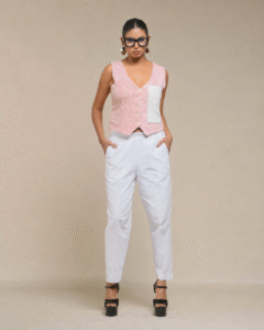 Double thread Handloom Vest - Image 6